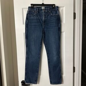 J Crew 10” Vintage Straight Jeans Size 27